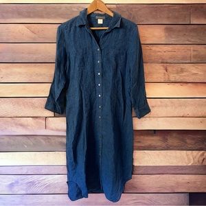 Tommy Bahama Blue Linen Dress size 10